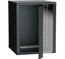 Шкаф LINEA W 12U 600x600 мм дверь стекло, RAL9005 ITK LWR5-12U66-GF, 19", 12U