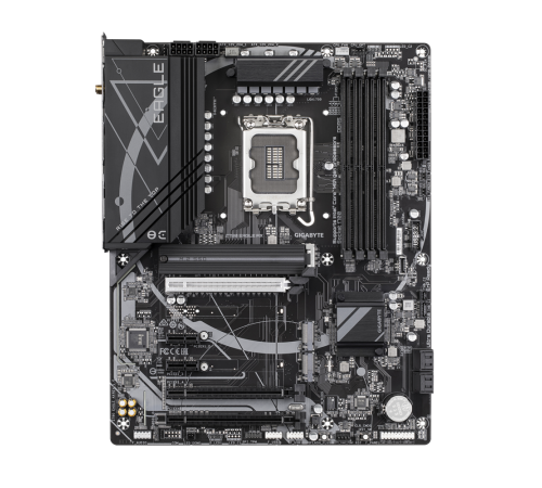 Материнская плата GIGABYTE Z790 EAGLE AX, LGA1700, Z790, 4*DDR5,HDMI+ DP,  4 SATA 6 Гб/с, M2, Audio, Gb LAN, USB 3.2, USB 2.0, Type-C, ATX (Z790 EAGLE AX)