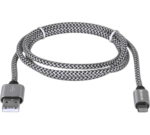 Кабель LIGHTNING TO USB2 1M WHITE ACH01-03T 87809 DEFENDER Кабель LIGHTNING TO USB2 1M WHITE ACH01-03T 87809 DEFENDER