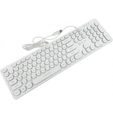 Oklick 420MRL white USB slim Multimedia LED [1091227]