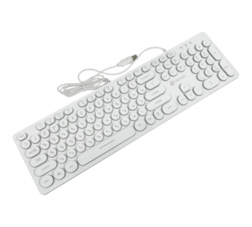 Oklick 420MRL white USB slim Multimedia LED [1091227]