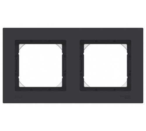 ATLASDESIGN AQUA 2-постовая РАМКА IP44, КАРБОН ATLASDESIGN AQUA 2-постовая РАМКА IP44, КАРБОН