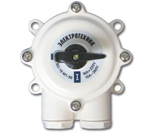 Выключатель пакетный ПВ2-16А в пл. корп. IP56 Электротехник ET001802