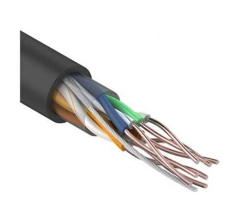 Кабель витая пара UTP 4PR 24AWG, CAT5e наружный (OUTDOOR) (бухта 305 м), REXANT