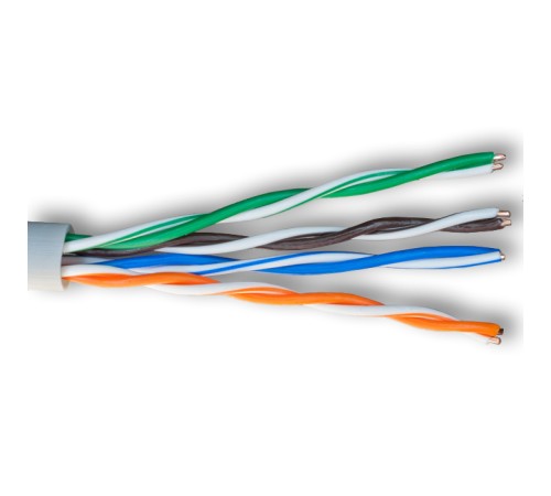 Витая пара Standard UTP 5e 4x2xAWG24 Cu LSZH нг(А)-HF In. Цена за 1м