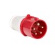 EKF ps-015-16-380 Вилка переносная 015 3P+PE+N 16А 380В IP44 EKF PROxima