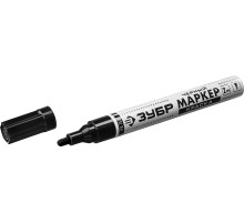 Маркер-краска МК-750 черный, круглый наконечник, ЗУБР