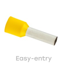 EKF nhvi-6.0-12 Наконечник штыревой втулочный изолированный  НШвИ 6,0-12 (50шт.) EKF PROxima