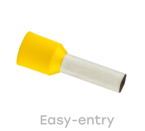 EKF nhvi-6.0-12 Наконечник штыревой втулочный изолированный  НШвИ 6,0-12 (50шт.) EKF PROxima