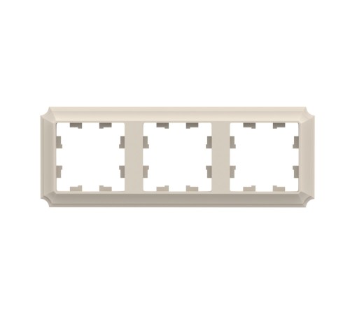 ATLASDESIGN ANTIQUE 3-постовая рамка, универсальная, БЕЖЕВЫЙ ATLASDESIGN ANTIQUE 3-постовая рамка, универсальная, БЕЖЕВЫЙ