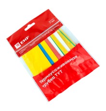 Трубка термоусаживаемая ТУТ нг 20/10 (7 цветов по 3шт) 100мм PROxima