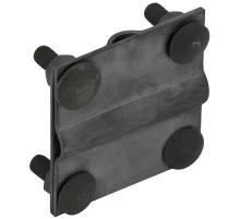 Зажим крестообразный полоса/пруток-полоса/пруток 40/12мм оцинкованная сталь TD IEK