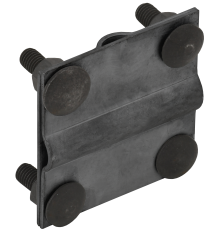 Зажим крестообразный полоса/пруток-полоса/пруток 40/12мм оцинкованная сталь TD IEK