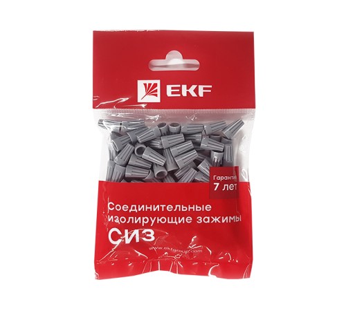 EKF plc-cc-3 Соединительный изолирующий зажим СИЗ (3мм.) (100шт.) EKF PROxima