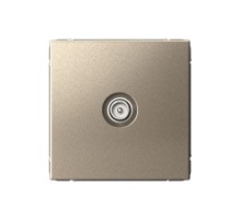 ARTGALLERY TV ТВ розетка оконечная 1DB, механизм, шампань