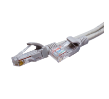 Патч-кордUTP 5e 4x2 26AWG (7x0.16mm) Cu LSZH серый 2м