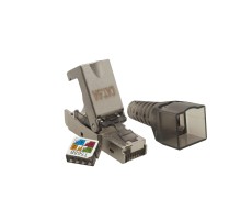 Коннектор SUPRLAN 10-0240 8P8C STP 6A (RJ-45) безынструментальный