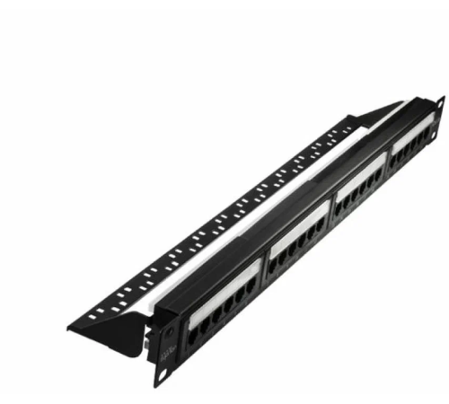 Патч-панель 19'. 24 порта RJ-45. UTP. Cat.5e. 1U Патч-панель 19'. 24 порта RJ-45. UTP. Cat.5e. 1U