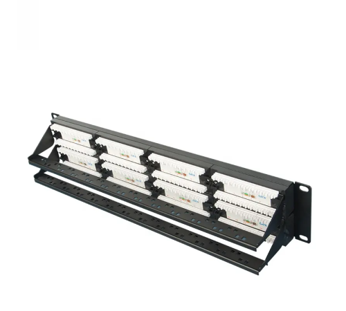 Патч-панель 19'. 48 портов RJ-45. UTP. Cat.5e. 2U Патч-панель 19'. 48 портов RJ-45. UTP. Cat.5e. 2U