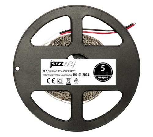 Лента светодиодная STN 5050/60 14.4Вт/м IP20 бел. (уп.5м) JazzWay 1000972