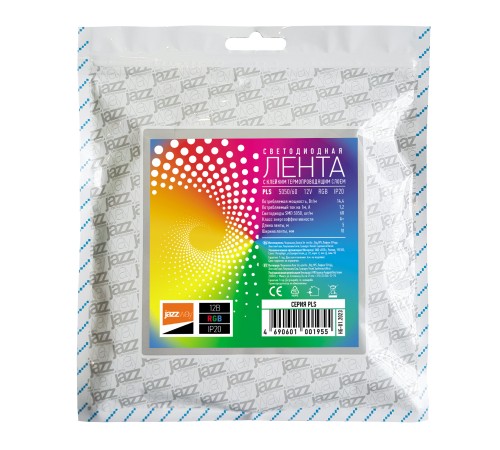 Лента светодиодная LEDx60/м 5м 14.4Вт 12В IP20 RGB