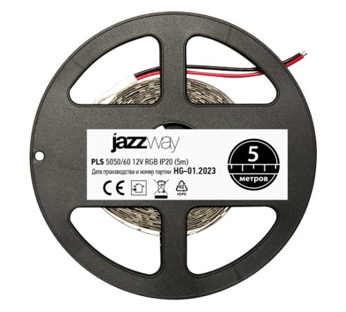 Лента светодиодная LEDx60/м 5м 14.4Вт 12В IP20 RGB