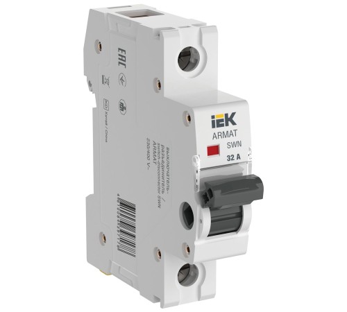 Выключатель нагрузки ARMAT SWN 1P 32А IEK