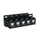 Лампа светодиодная LED 9 Вт 830 лм 6500К AC150-265В GU5.3 софит MR16 холодная Black