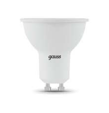 Лампа светодиодная Gauss 101506307 7Вт цок.:GU10 рефлек. 150B 6500K св.свеч.бел.хол. MR16 (упак.:1шт)