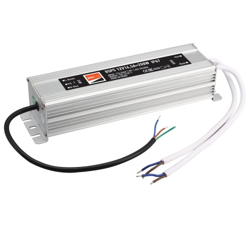 Драйвер BSPS 12V 16.5A 200W влагозащищенный IP67