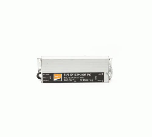 Драйвер BSPS 12V 16.5A 200W влагозащищенный IP67