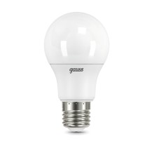 Лампа светодиодная Gauss A60 10Вт цок.:E27 шар 220B 3000K св.свеч.бел.теп. A60 (упак.:10шт) (102502110)