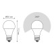 Лампа светодиодная LED 11 Вт 960 лм 3000К AC150-265В E27 А60 (груша) теплая диммируемая Black