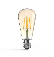 Лампа филам. Gauss Filament ST64 6Вт цок.:E27 эдисон 220B 2400K св.свеч.бел.теп. (упак.:1шт) (102802006)