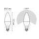 Лампа Свеча 7W 550lm 6500К E14 шаг. диммирование LED