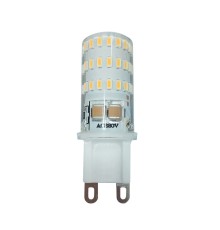 Лампа светодиодная LED 5Вт G9 300Лм теплый 220V/50Hz
