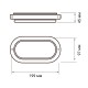 Светильник пылевлагозащищенный PBH-PC2-OA 12W 800Lm 4000K белый AC 230V/50Hz JazzWay 1035677A