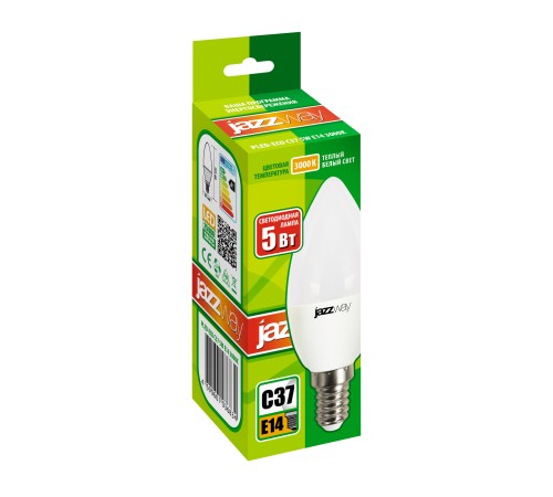 Лампа светодиодная LED 5Вт E14 400Лм теплый матовая свеча 230V/50Hz ECO