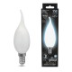 Лампа светодиодная Gauss Filament 104201209 9Вт цок.:E14 свеча 220B 4100K св.свеч.бел.нейт. (упак.:10шт)