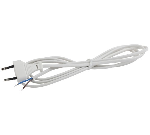 Шнур для бра UX-ШВВП-1,8m-W 1,8 м ШВВП 2x0,5мм2 белый