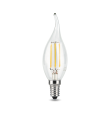 GAUSS 104801209 Светодиодная лампа LED Filament Свеча на ветру E14 9W 710lm 4100K 1/10/50