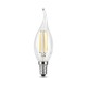 GAUSS 104801209 Светодиодная лампа LED Filament Свеча на ветру E14 9W 710lm 4100K 1/10/50
