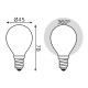 Лампа светодиодная Gauss Filament 105201109 9Вт цок.:E14 шар 220B 3000K св.свеч.бел.теп. (упак.:10шт)
