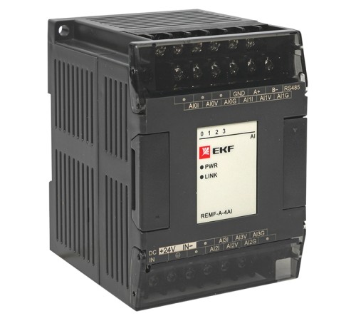 Модуль аналогового ввода REMF 4 PRO-Logic EKF REMF-A-4AI