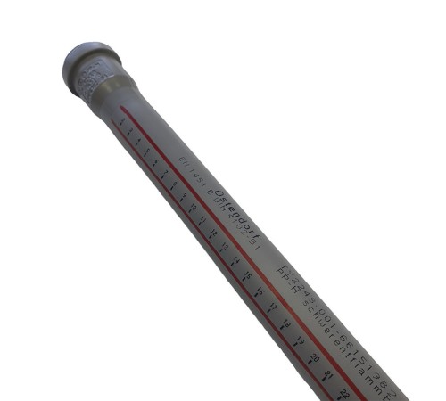 Труба канализационная 32x500 мм НТЕМ однораструбная, серая