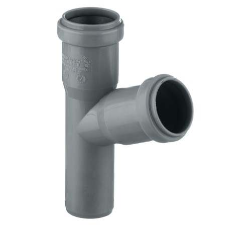 Тройник канализационный 67 град. 32