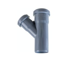 Тройник канализационный 45 град. 50х40