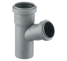 Тройник канализационный 67 град. 50х40