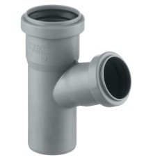 Тройник канализационный 67 град. 50х40