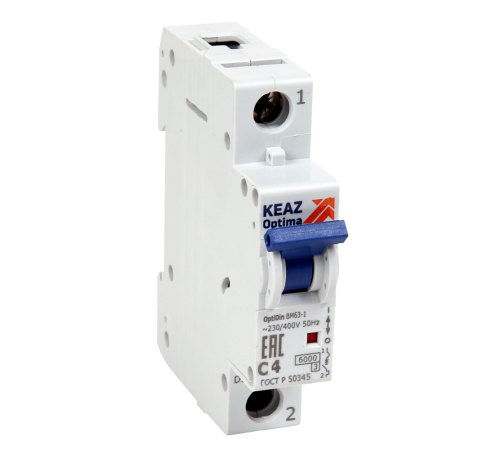 Выключатель автоматический OptiDin BM63-1C25-УХЛ3 (Новый) | 260506 | КЭАЗ
